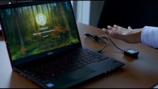 Ноутбук Fujitsu LifeBook U938 распознает пользователя по рисунку сосудов ладони