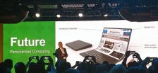 Lenovo показала концепт ноутбука с гибким экраном